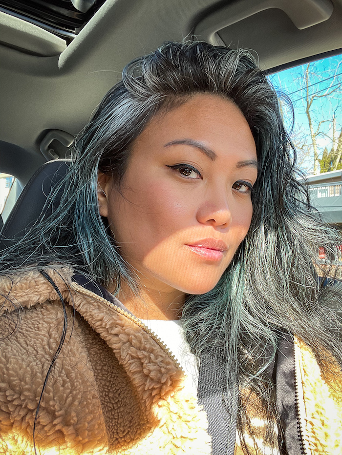 alex tran asian silver hair gray hair transition feb 2021