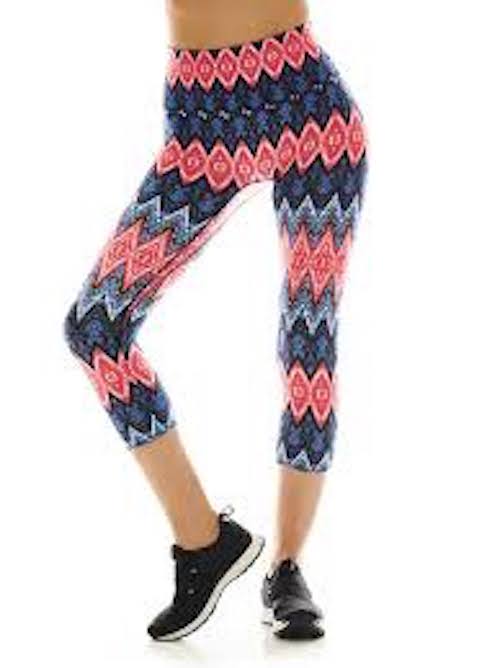 K Deer Sedona Cropped Capri Legging Medium NWT Schimiggy Reviews