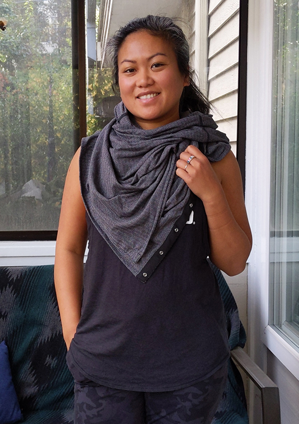 How to Wear lululemon Vinyasa Scarf _0000_Front Bandit