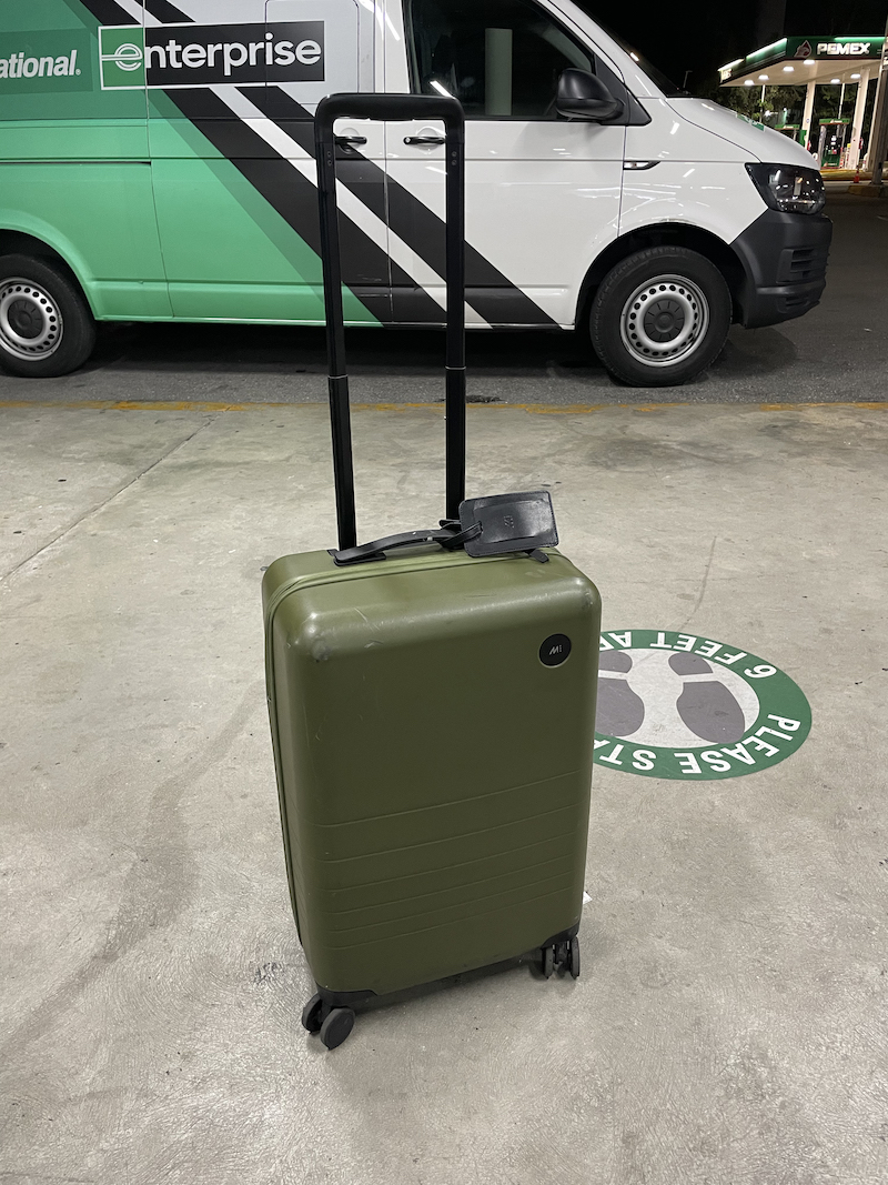 Monos larger carry on luggage