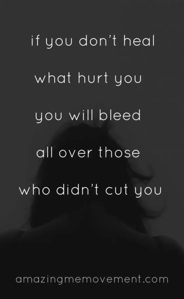 bleed on others and hurt people