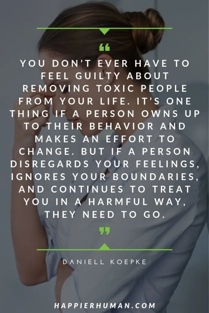 toxic people treat others in a harmful way