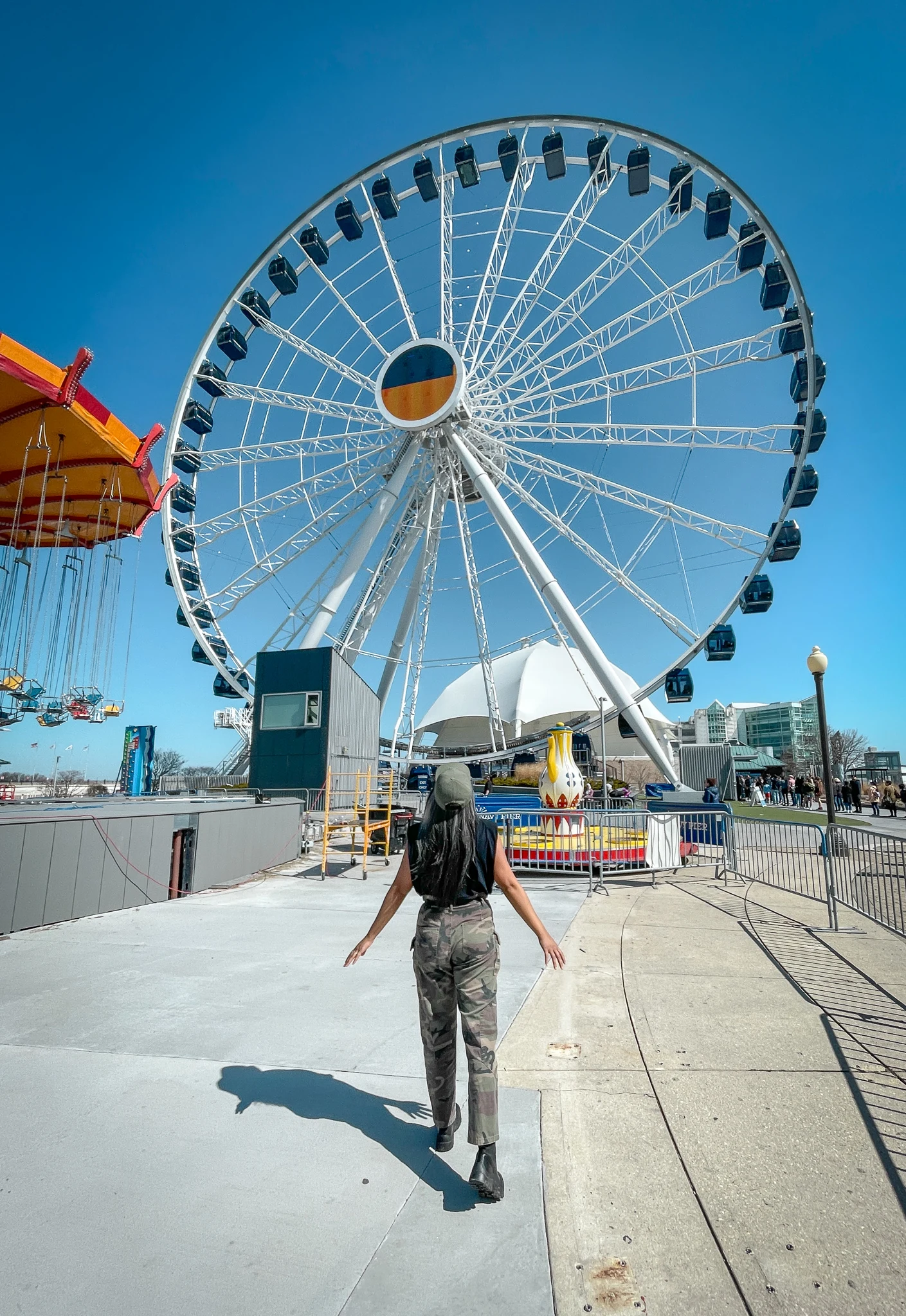 Centennial Ferris Wheel at Navy Pier in Chicago Illinois