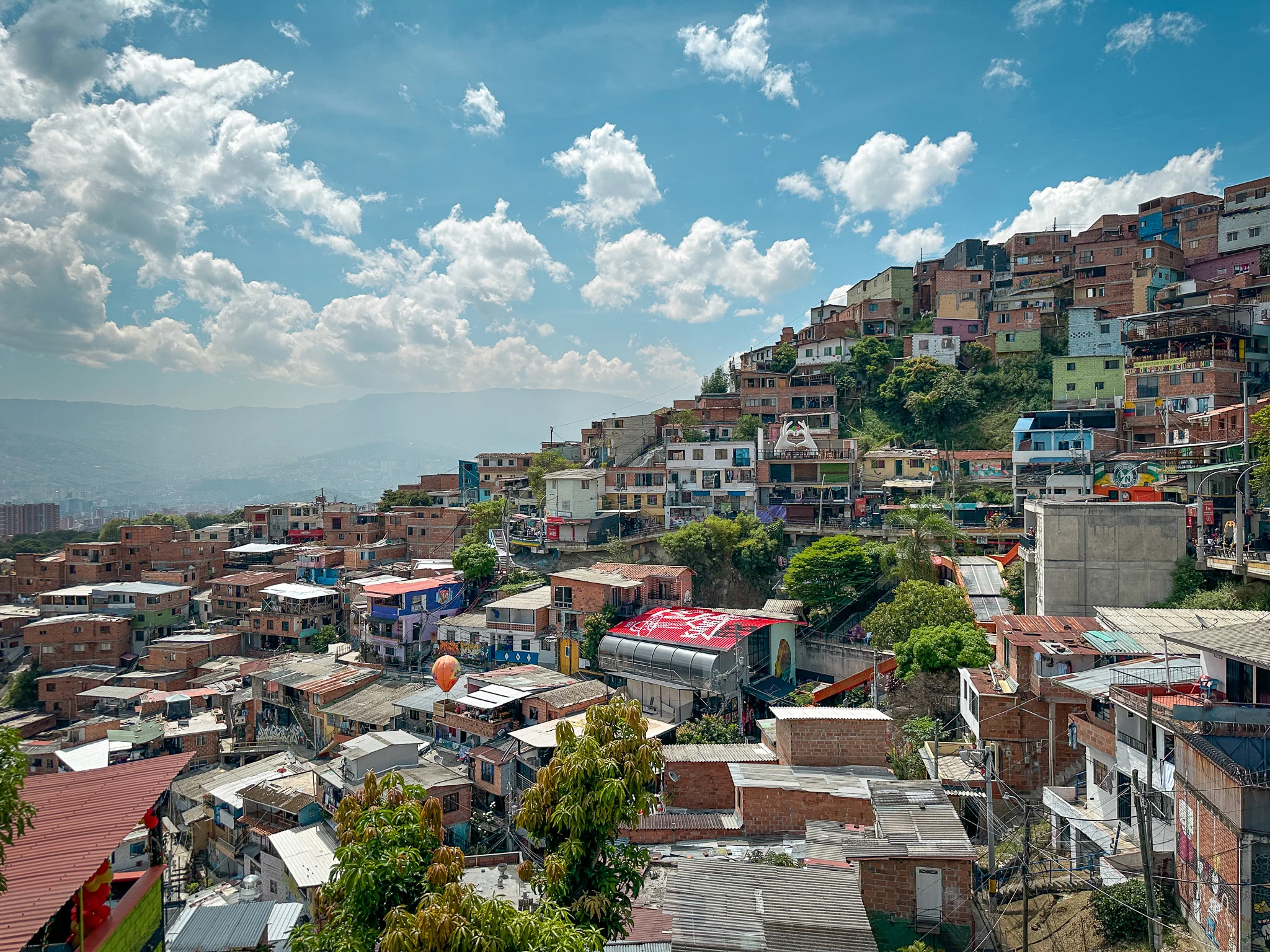 Comuna 13 Medellin Colombia Mirador Viewpoint