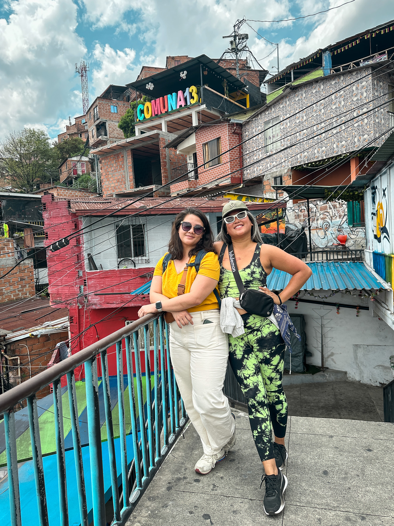 Comuna 13 Tour Medellin Colombia Electric and Rose activewear