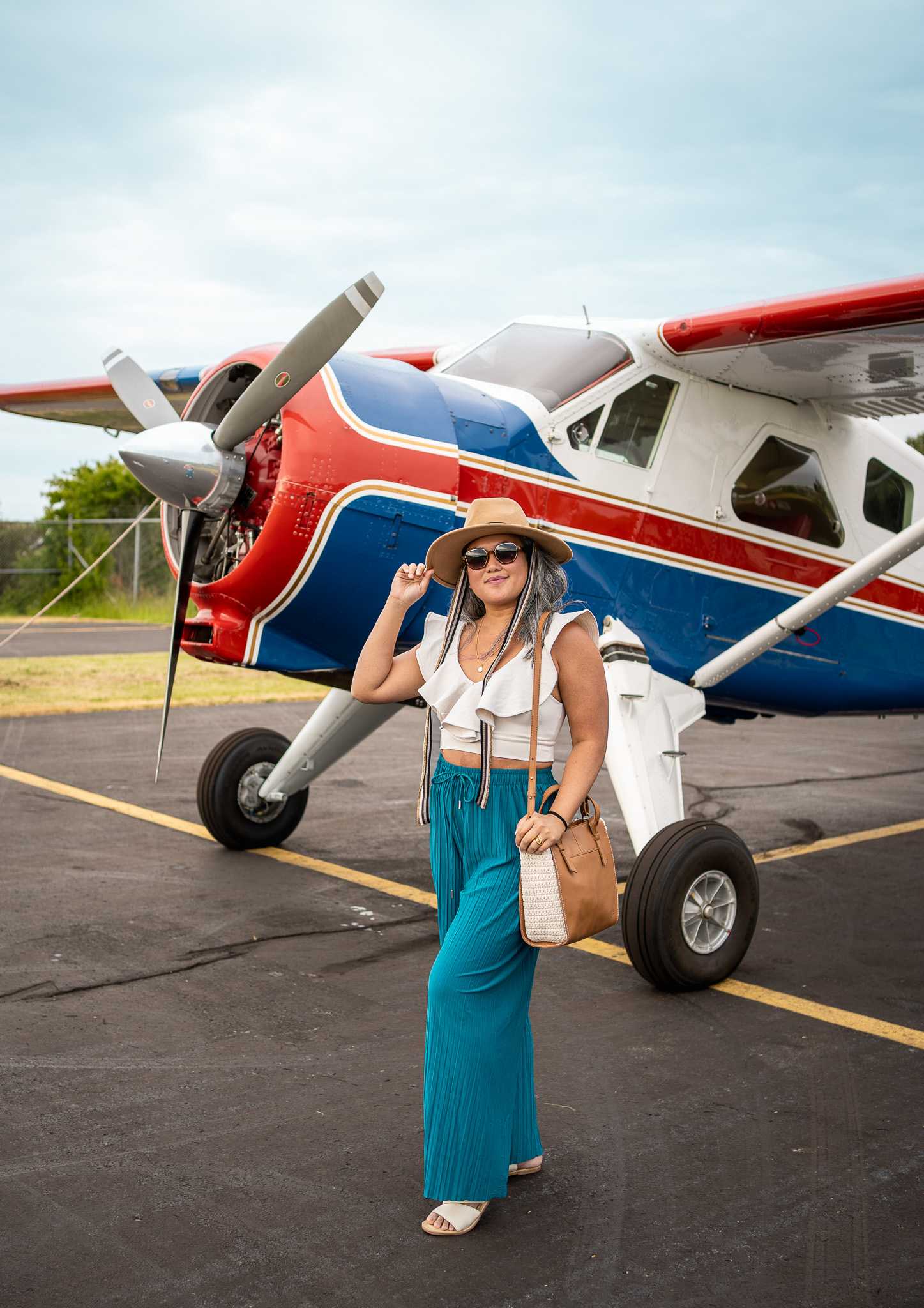 Peili Shop Fedora Hat Sak Paloma Satchel Jane Pants Blackburn Sunglasses Patina Footwear Sandals ONA ruffle crop top