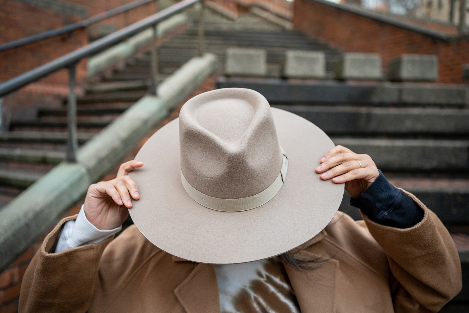 San Diego Hat Company Julian Hat Wool Fedora Beige