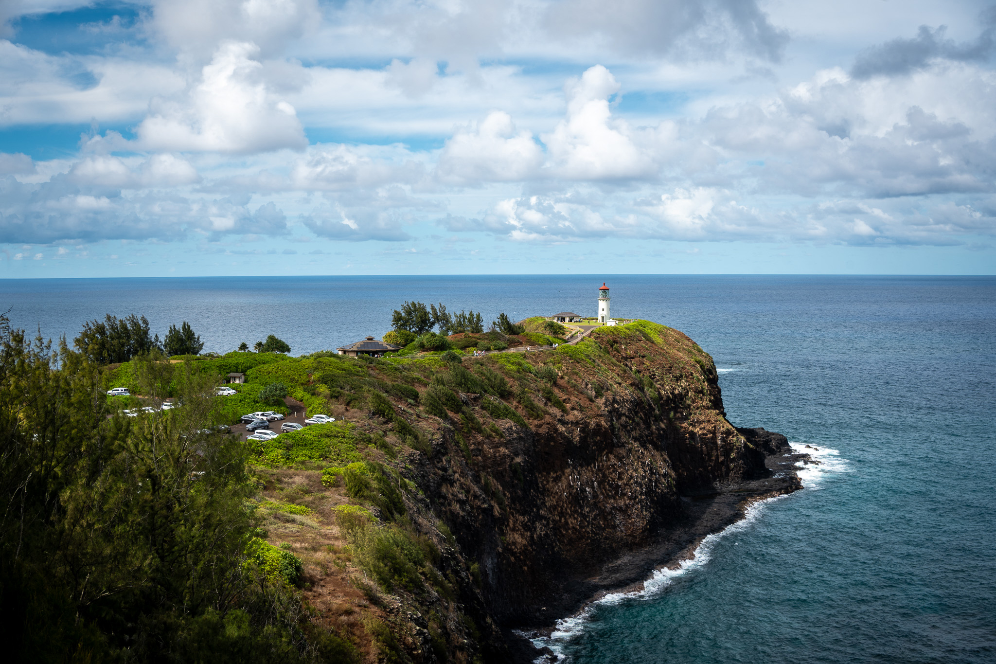 Kilauea Lighthouse Kauai Hawaii viewpoint