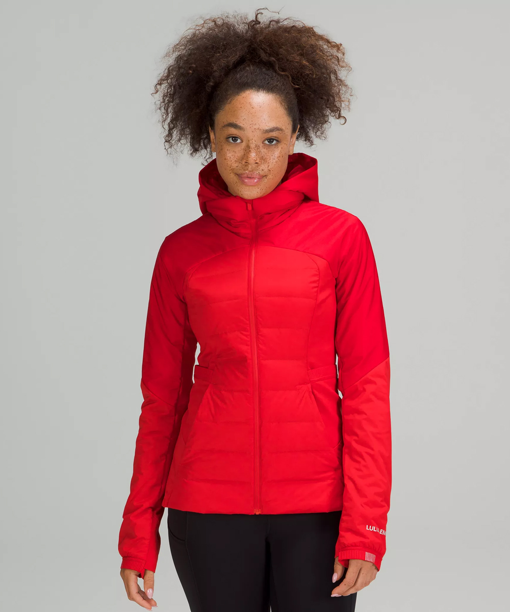 lululemon Down for It All jacket red