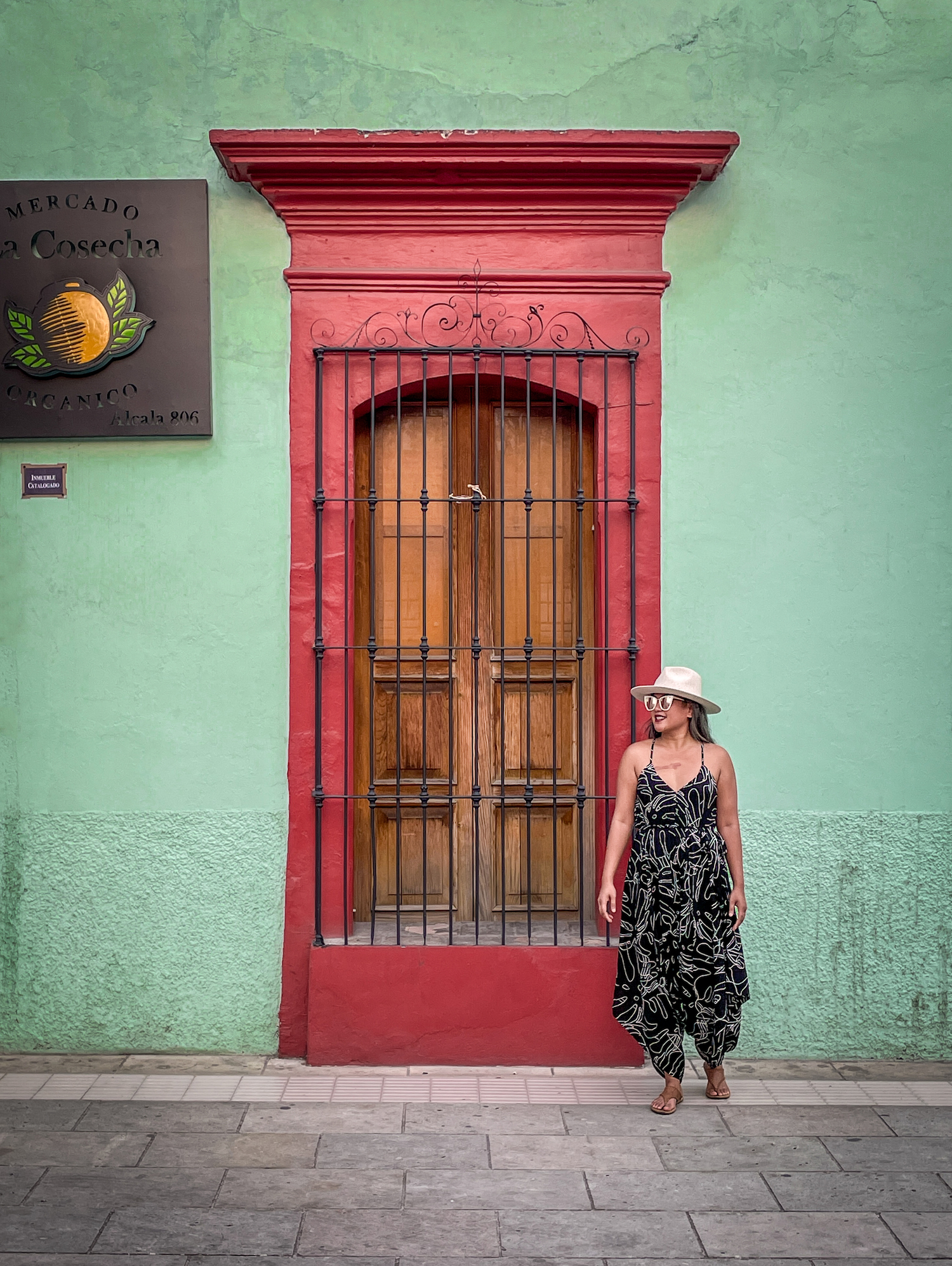 Pretty doorway in Oaxaca Mexico World Market Monstera Jumpsuit