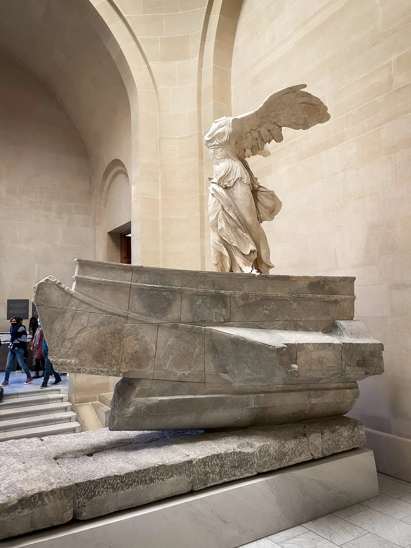 Headless Nike Statue Louvre Museum Paris France