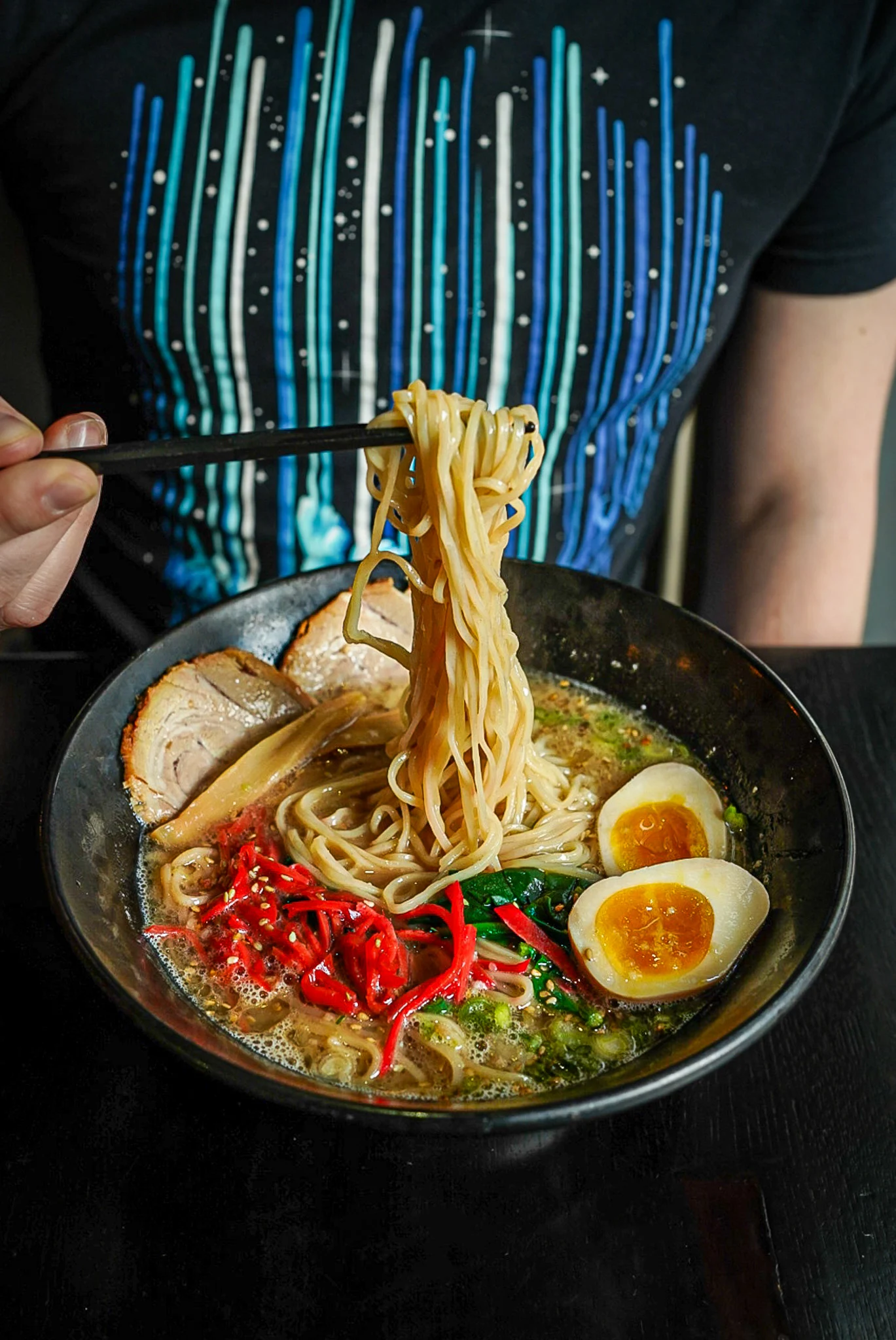 Teinei Shyoyu Tonkatsu Ramen Noodle bowl
