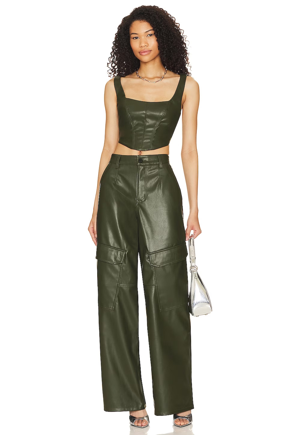 AFRM Remmie Bustier Top Wynn Cargo Pants