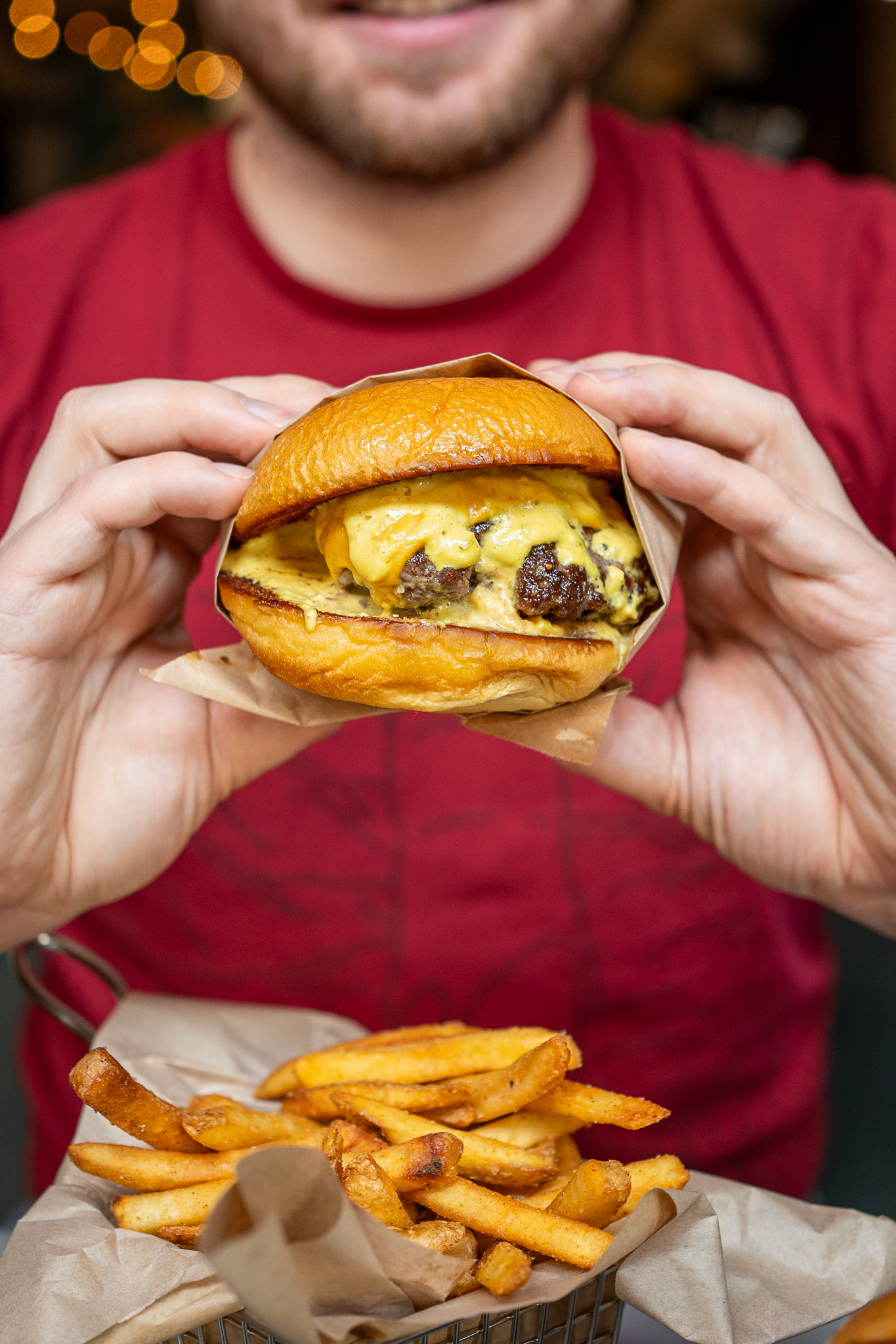 Megs Cheeseburger smashburger Seattle WA