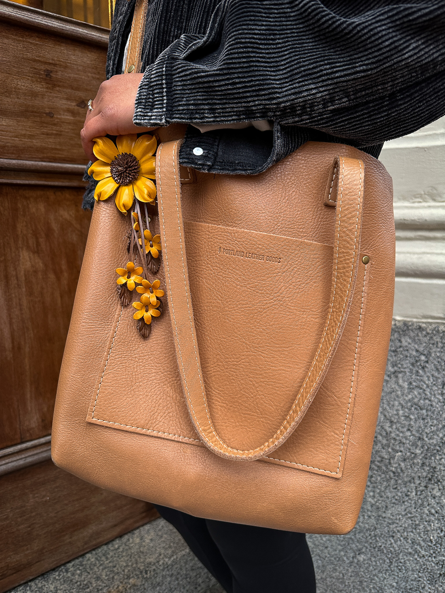 Portland Leather Crossbody Tote review