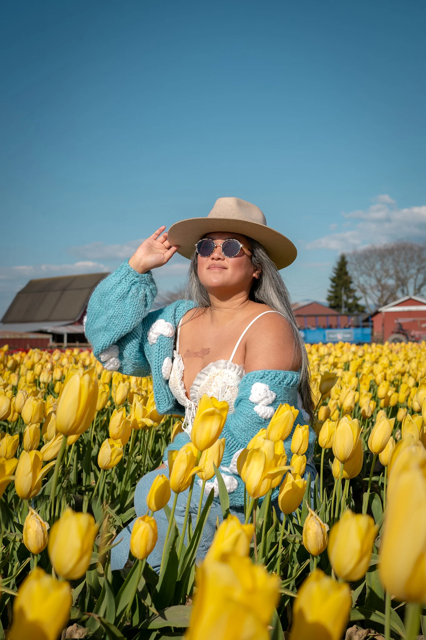 skagit valley tulip festival tulip town cloud sweater nbd lace top saint owen sunglasses american hat makers maldives hat