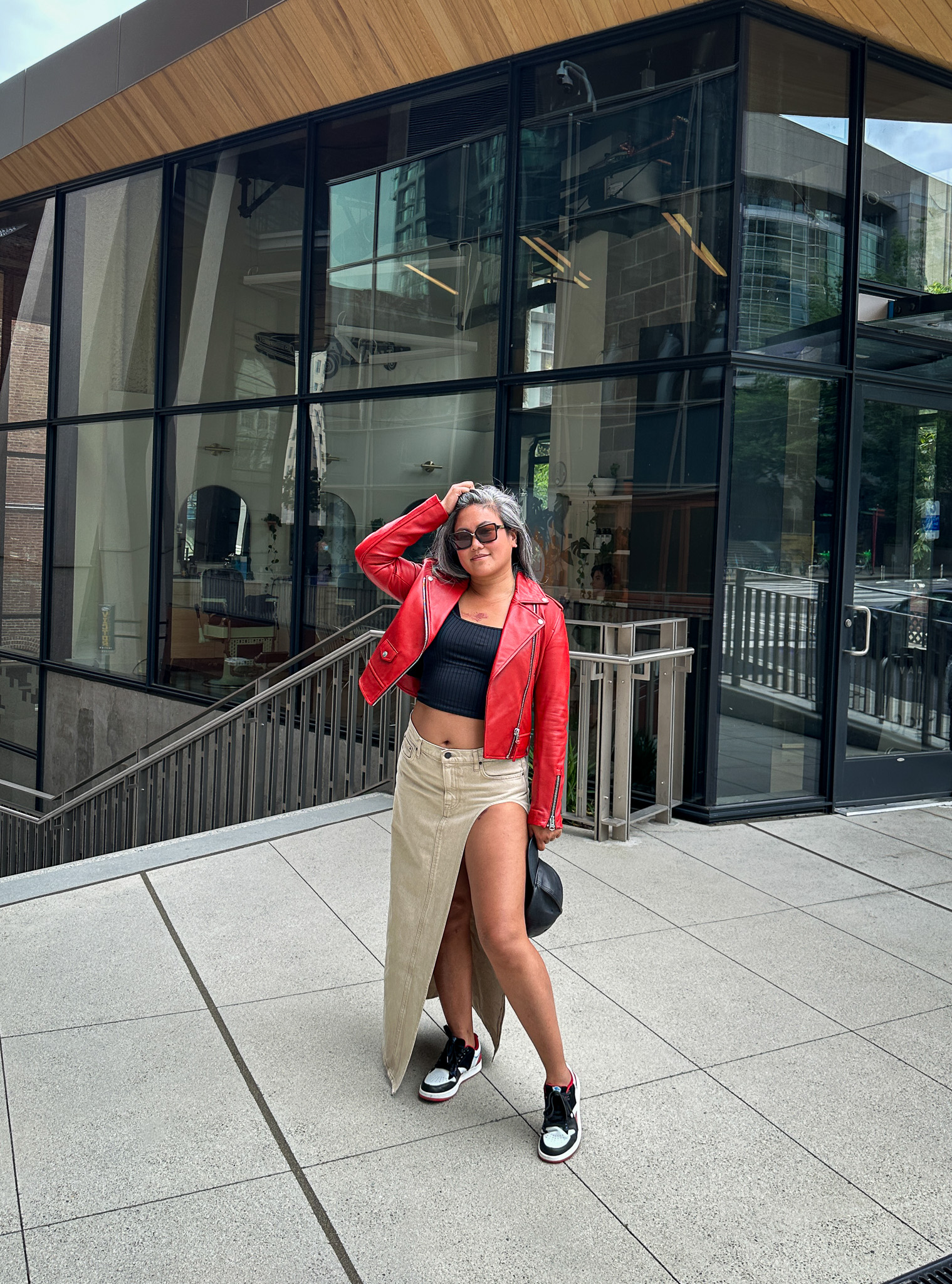 Grlfrnd best sale denim skirt