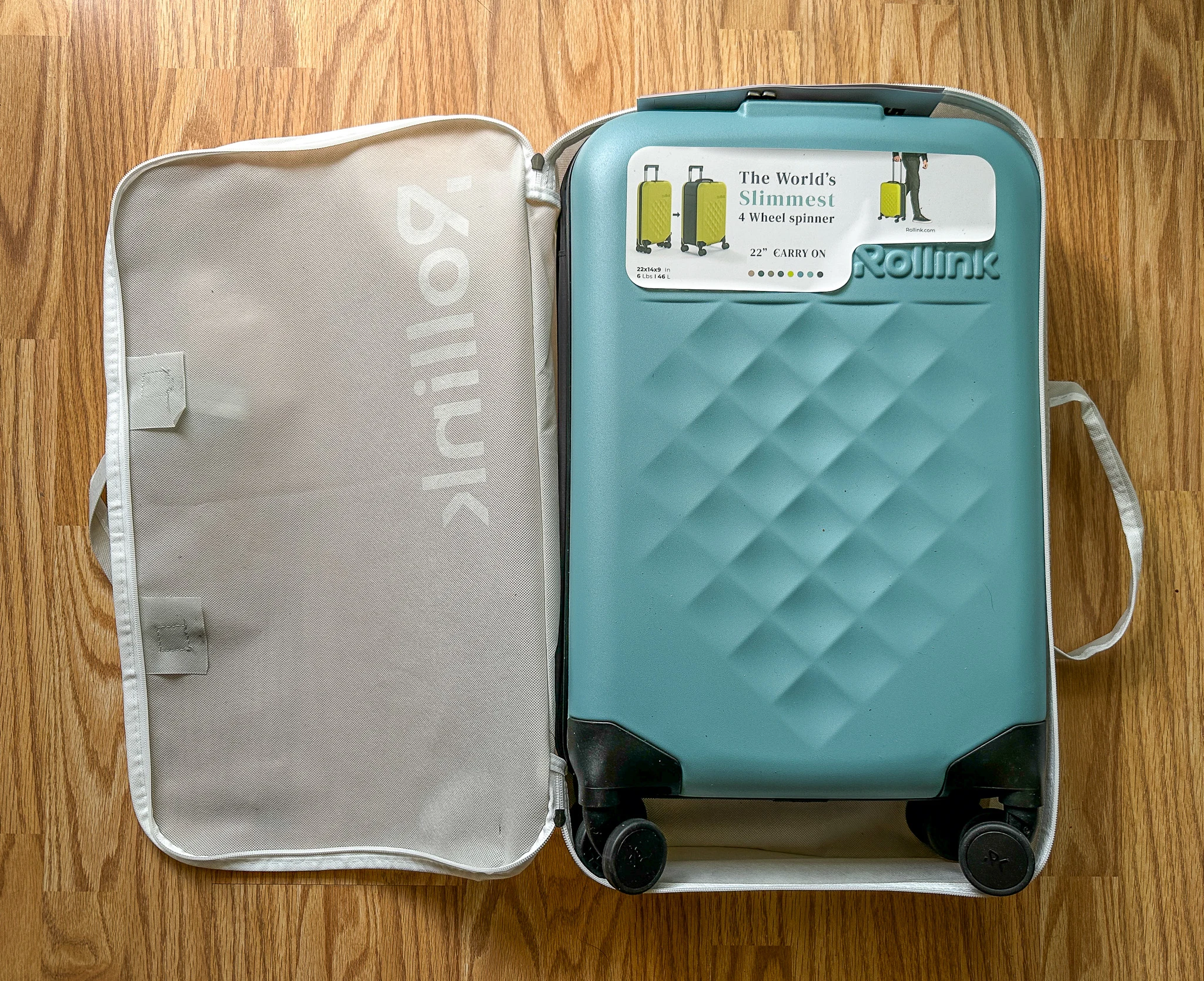Rollink Review Carry On Suitcase Travel Gear storage