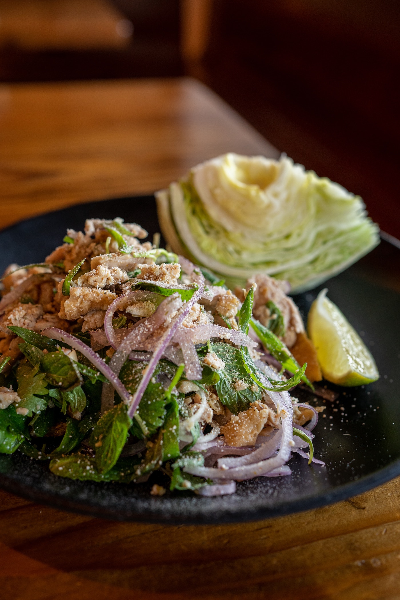 Taurus Ox laap larb salad