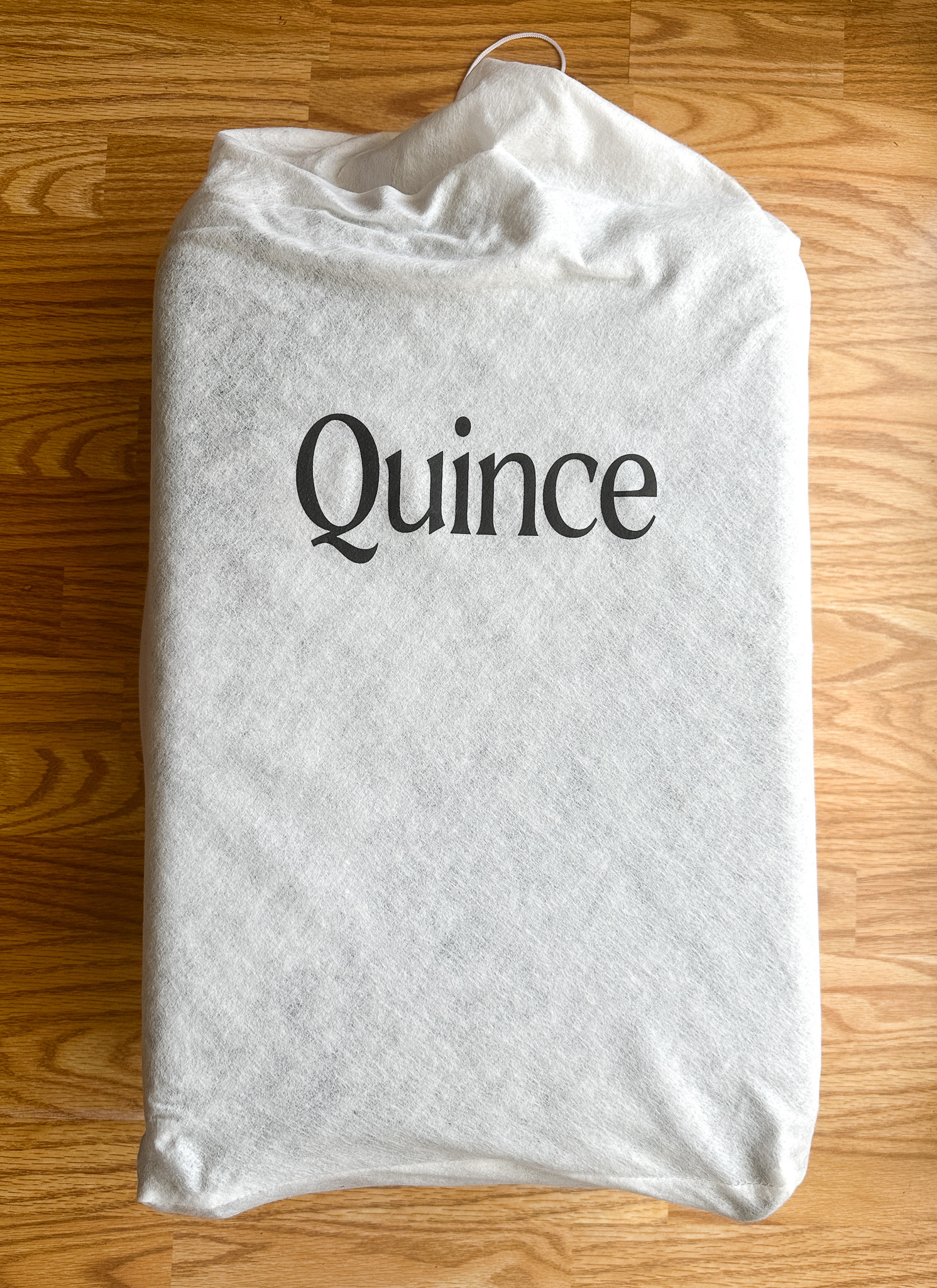 Quince Carry-On Luggage drawstring storage bag