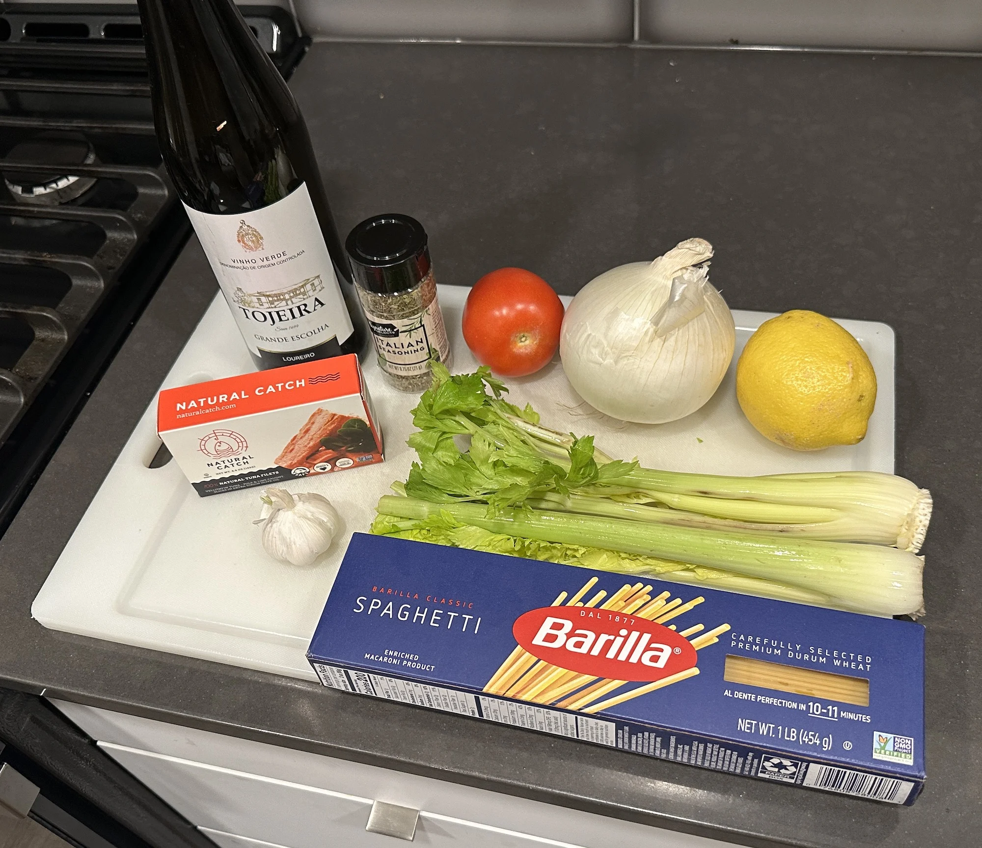 tuna celery pasta recipe ingredients