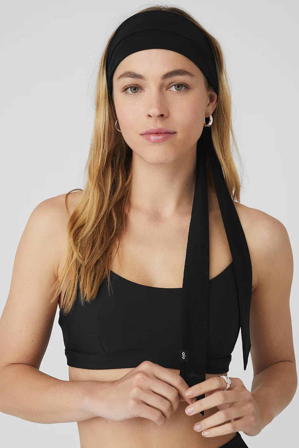 ALO Yoga Fresh Mesh tie Headband