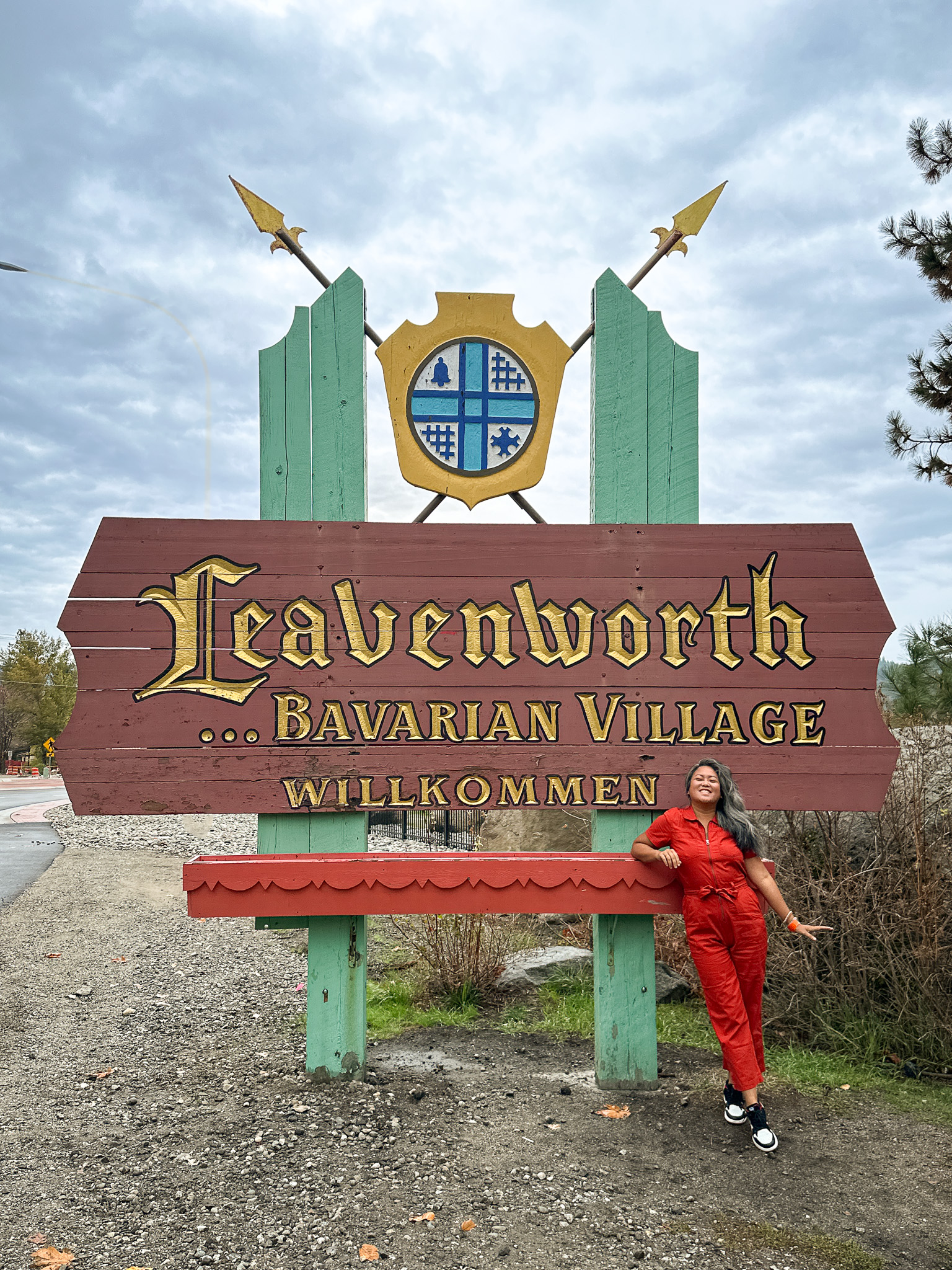 Leavenworth Bavarian Town Sign
