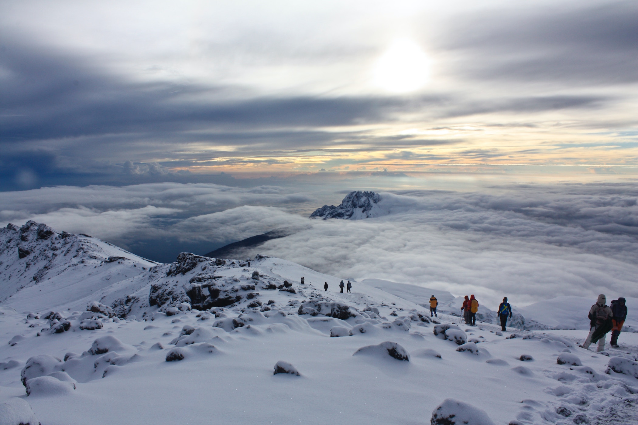 snow capped mount kilimanjaro