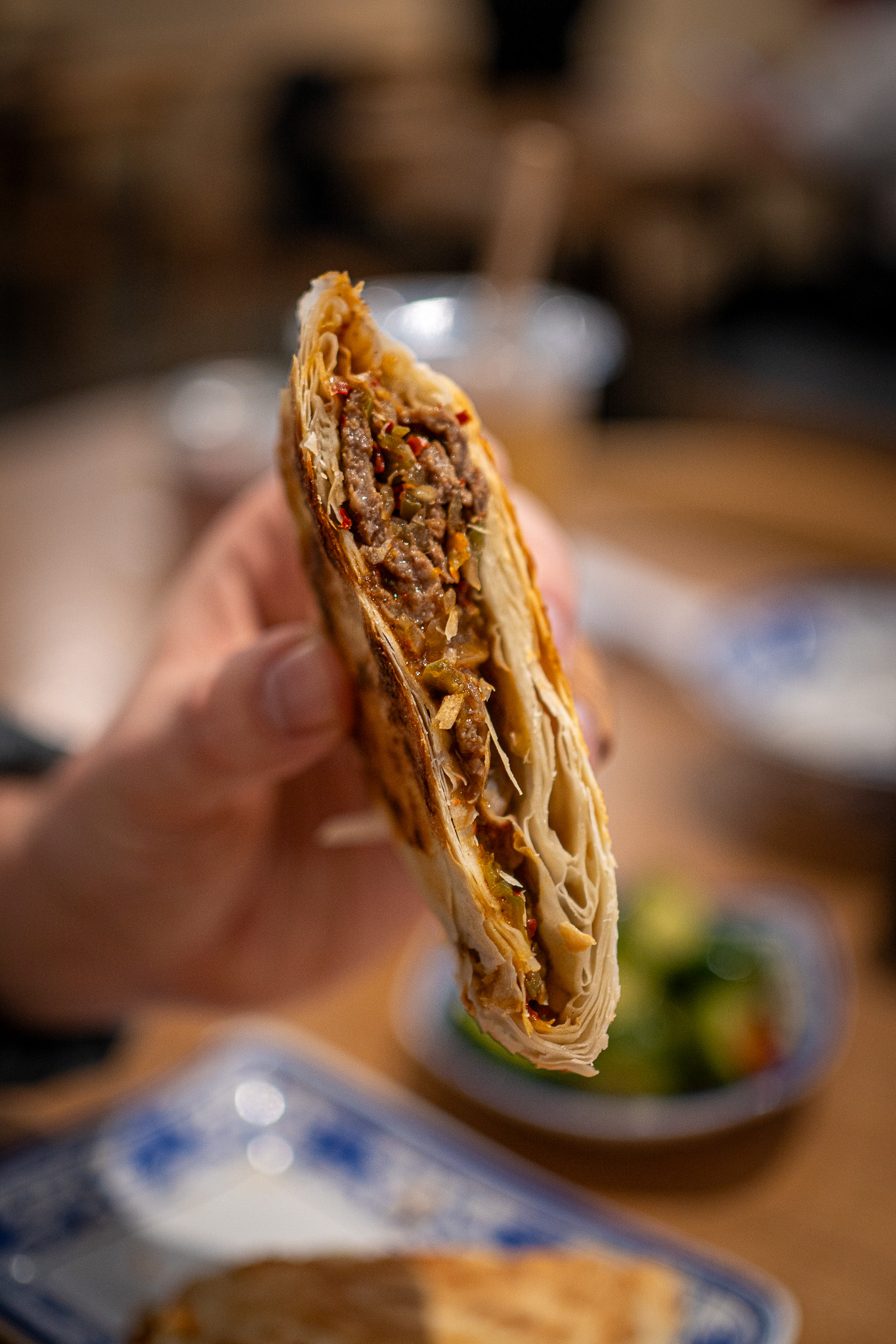 nuodle taiwanese beef sandwich Niu Rou Shao Bing
