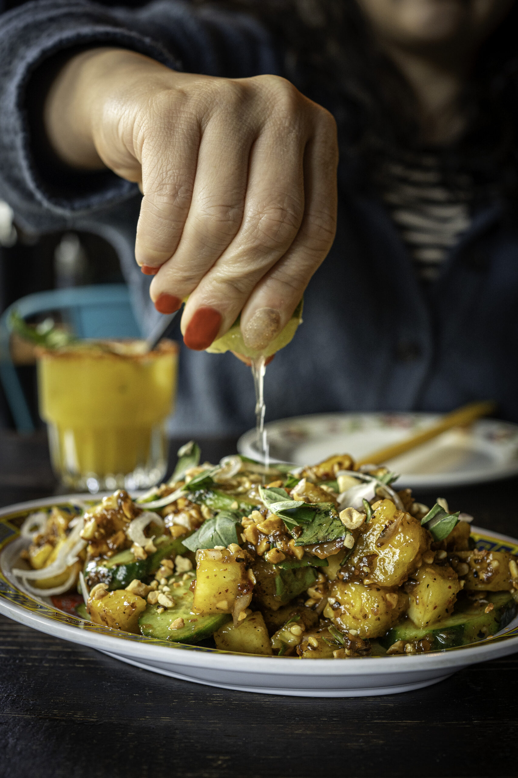 Kedai Makan Kerabu Timun Nanas Funky Pineapple Salad Malaysian Food