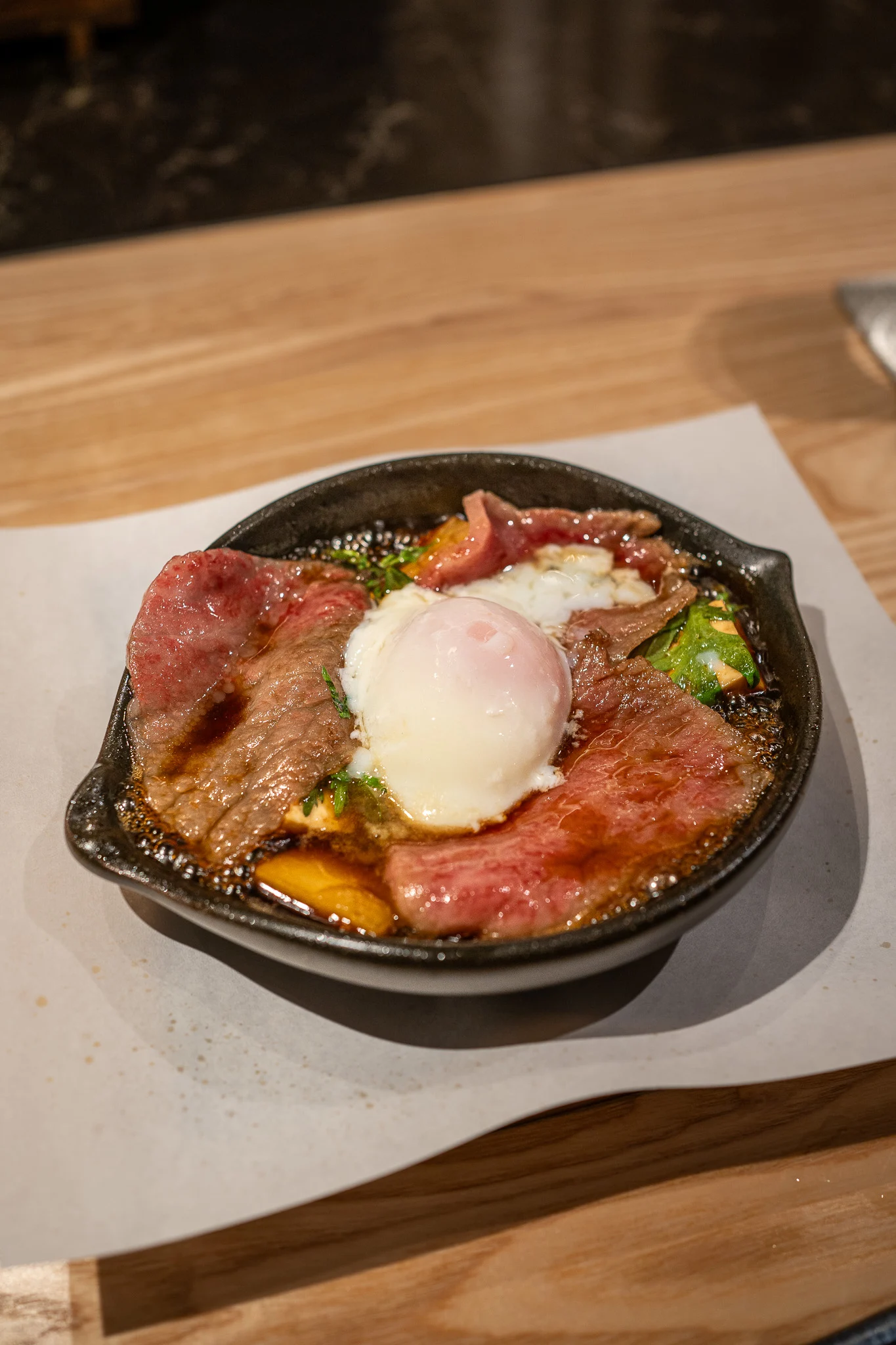 Sukiyaki from Towa Kaiseki Restaurant Redmond WA
