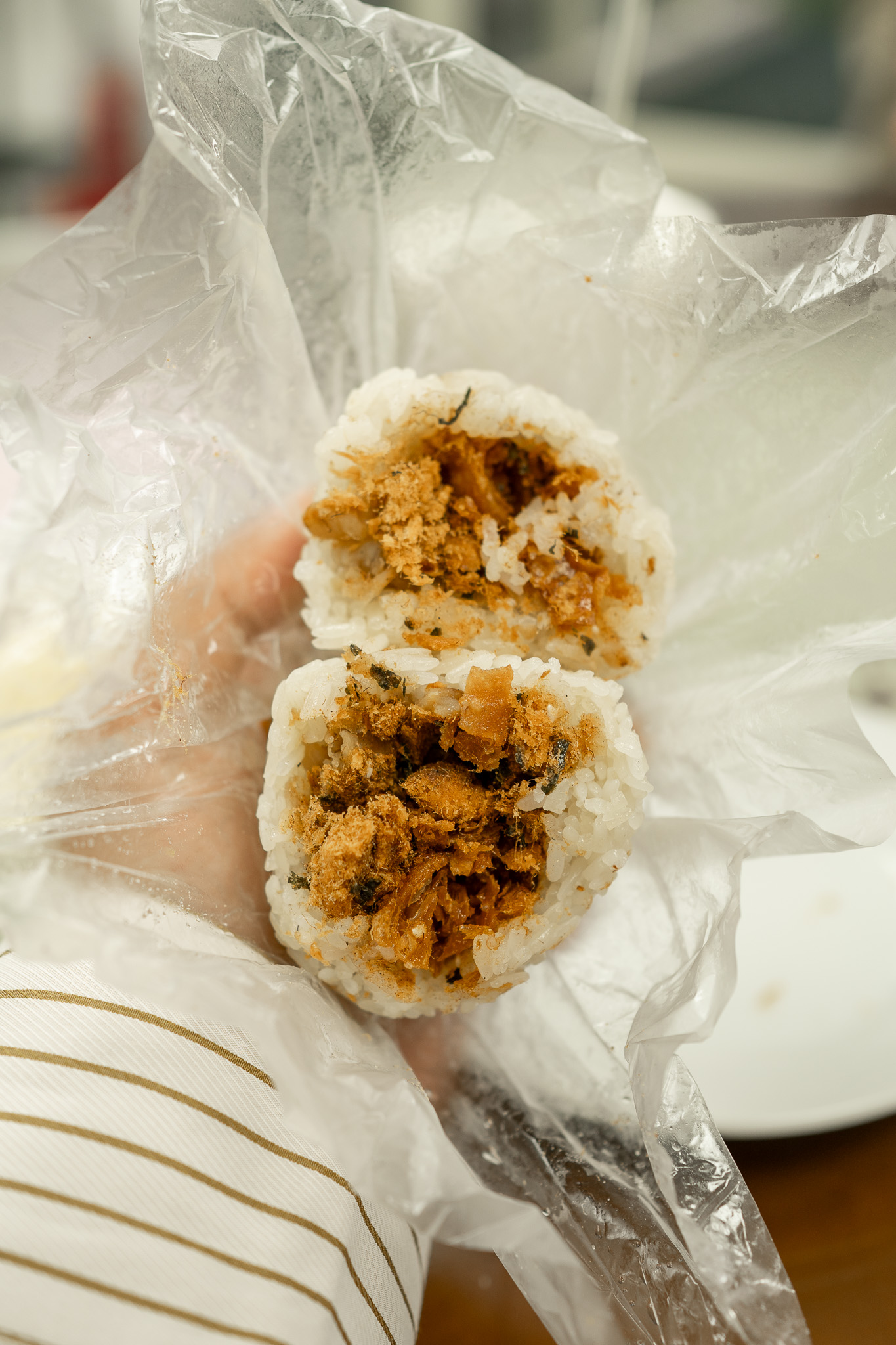 Fan Tuan sticky rice rolll breakfast taipei taiwan