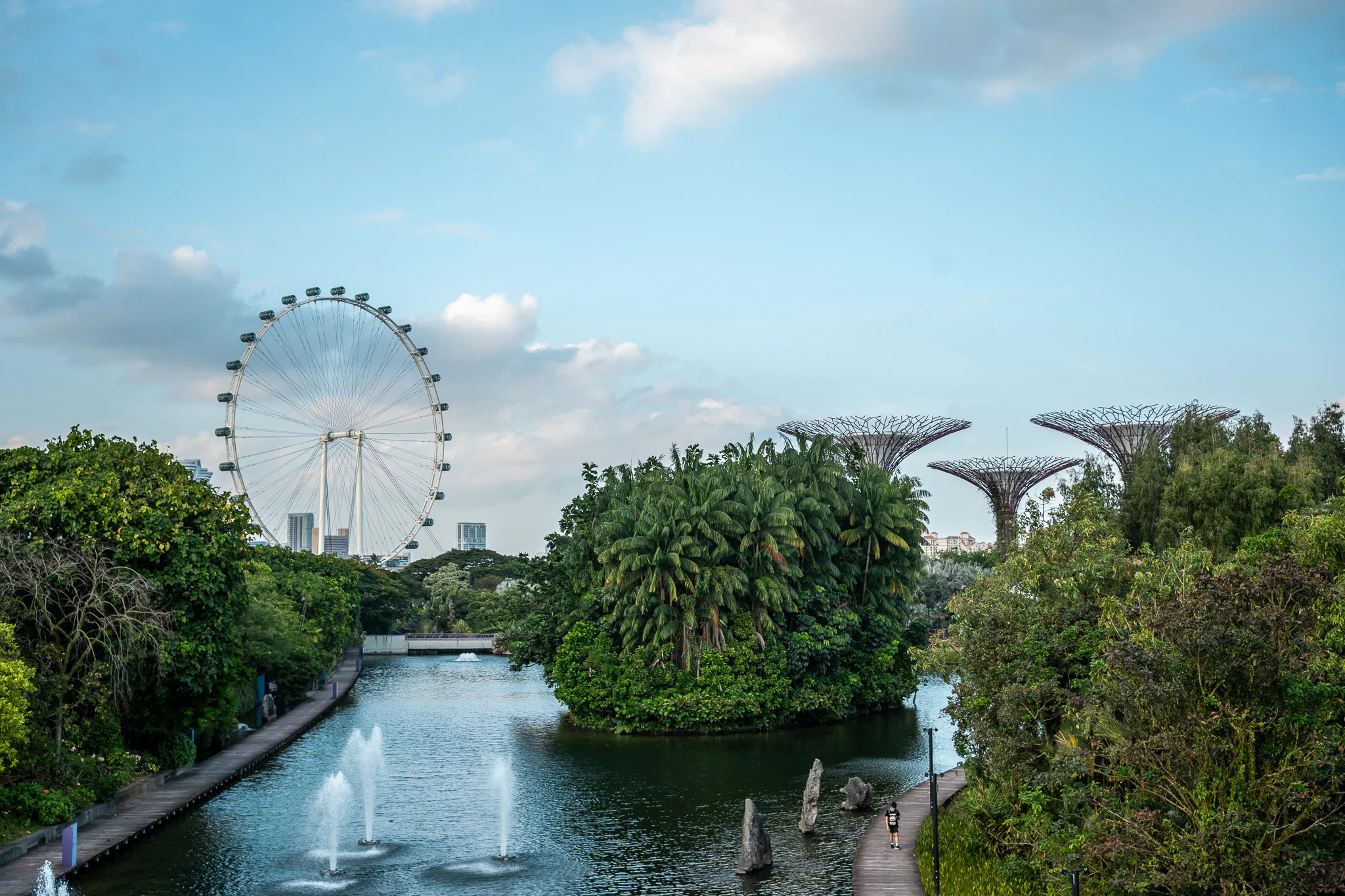 Singapore Flyer Gardens by the Bay SuperTree Grove
