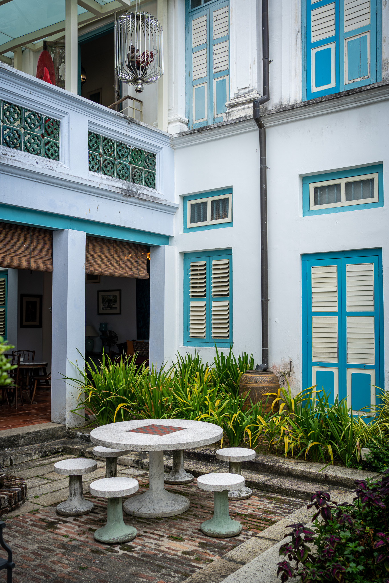 23 Lovelane Boutique Hotel courtyard Penang Georgetown Malaysia