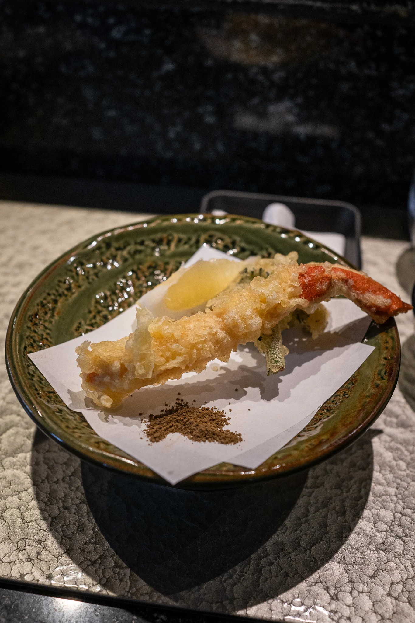 Tempura fried crab from Shiros Sushi Omakase