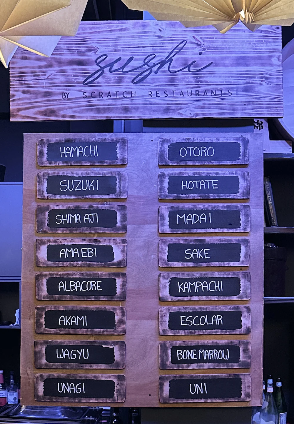 sushi by scratch menu seattle
