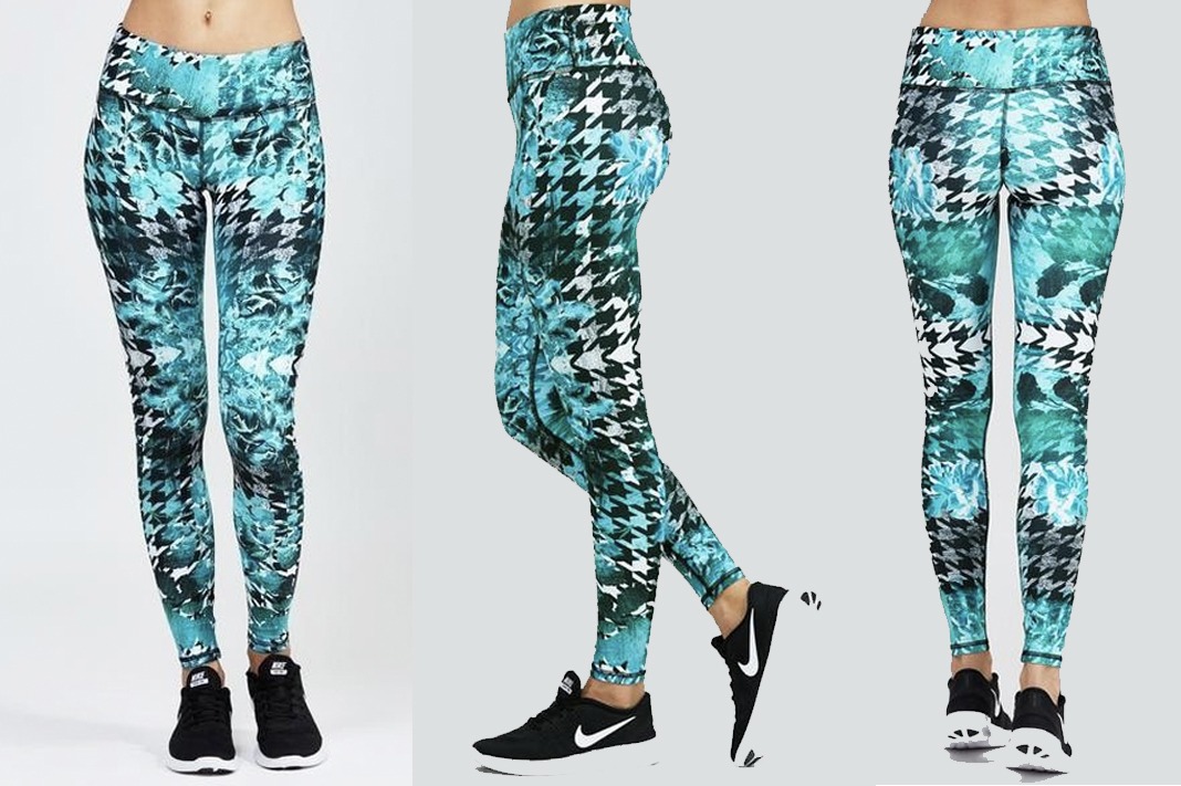 noli houndstooth yoga pants leggings