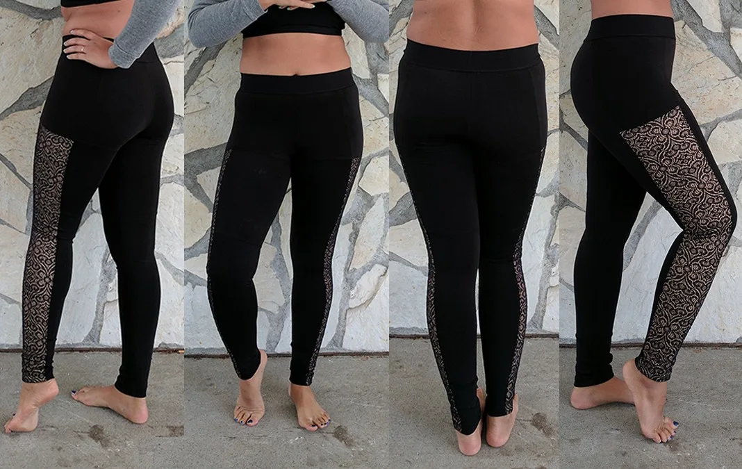 Blue Life Fit Review: Lacey Contrast Leggings - Schimiggy Reviews