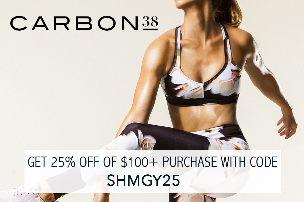 Carbon38 Ambassador Discount Code SHMGY25