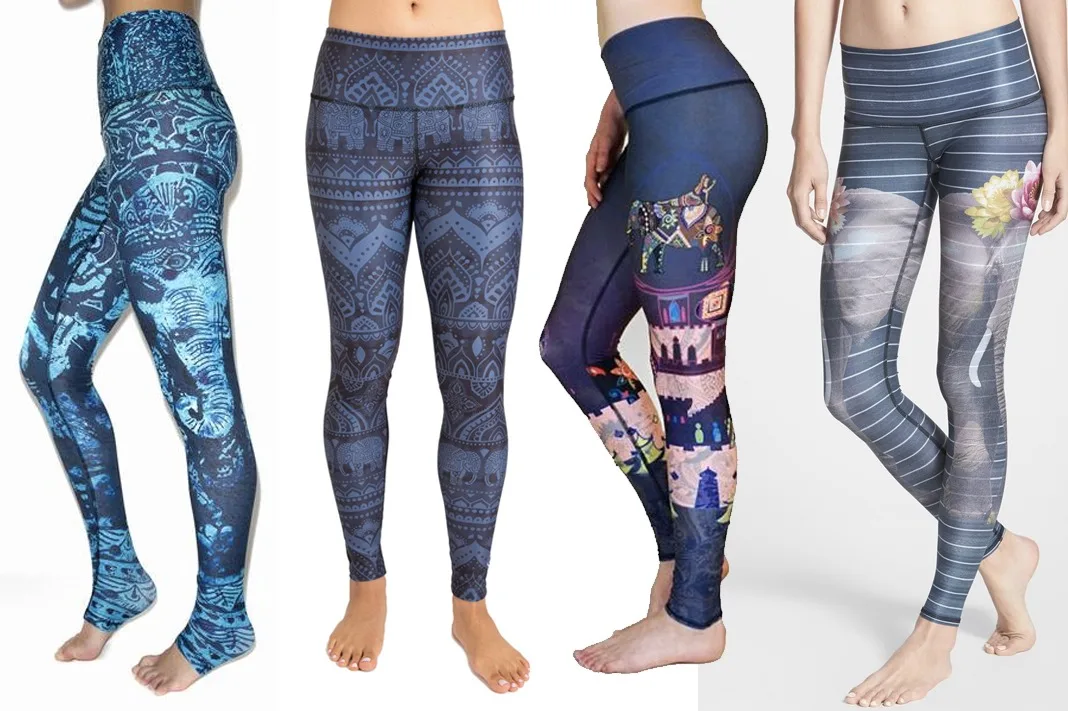 elephant yoga leggings fashion pants