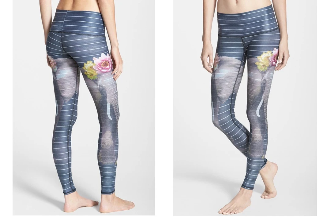 teeki elephant yoga leggings