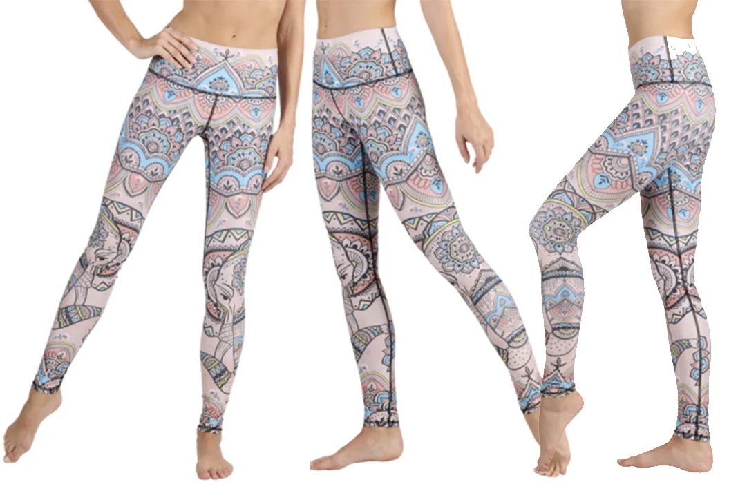 yoga democracy mystic elephant leggings schimiggy