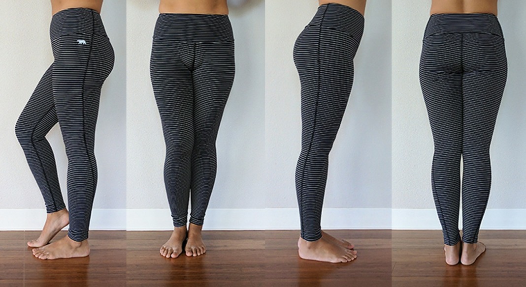 Running Bare Petite Activewear. Womens Petite Pocket Leggings