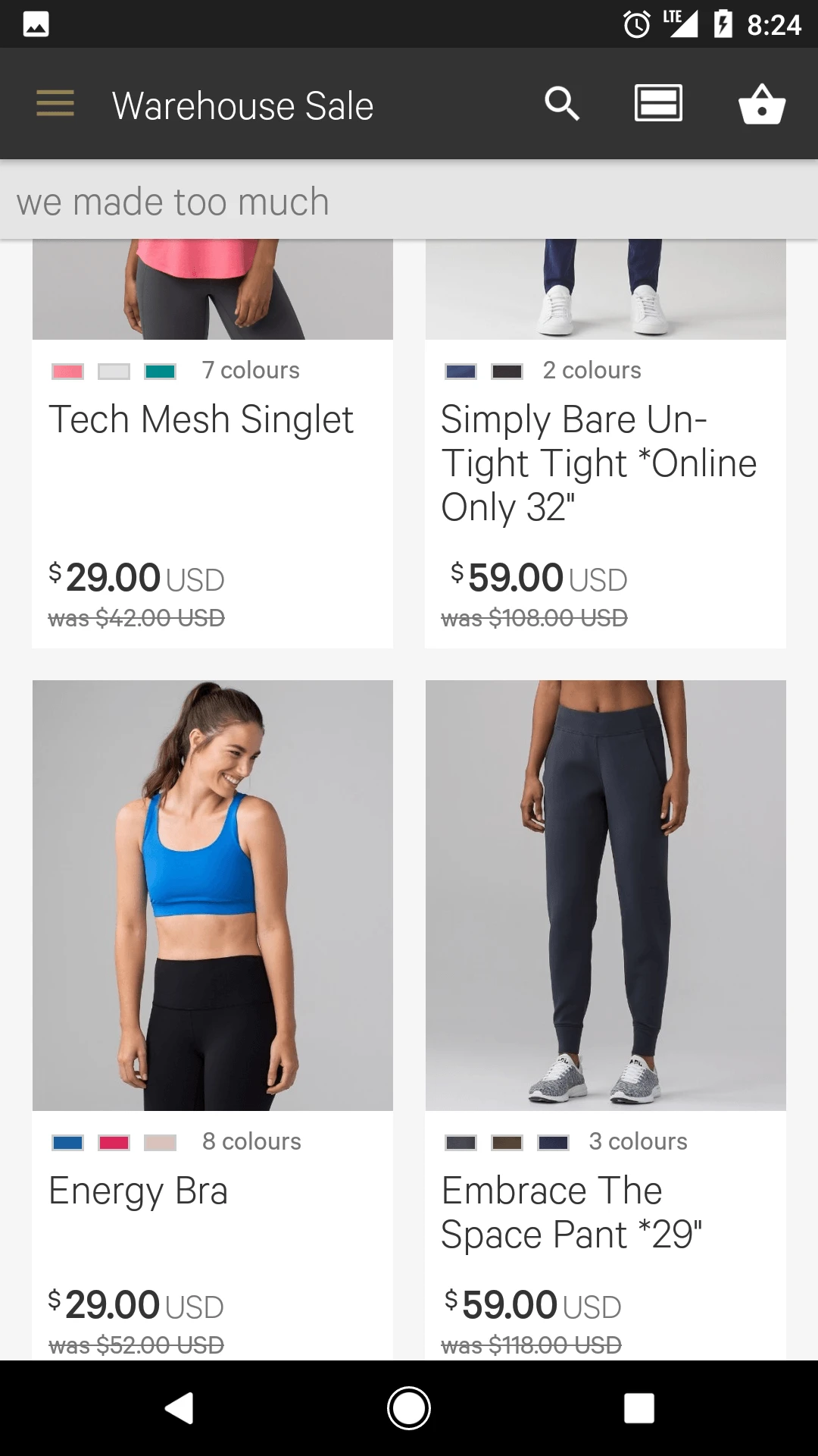 Lululemon ONLINE Warehouse Sale 2017 - Schimiggy Reviews