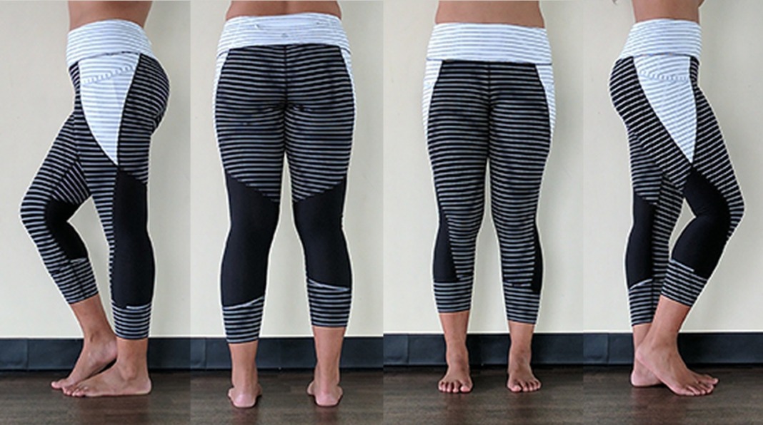 Athleta Review: Relay Stripe Capri 2.0 - Schimiggy Reviews