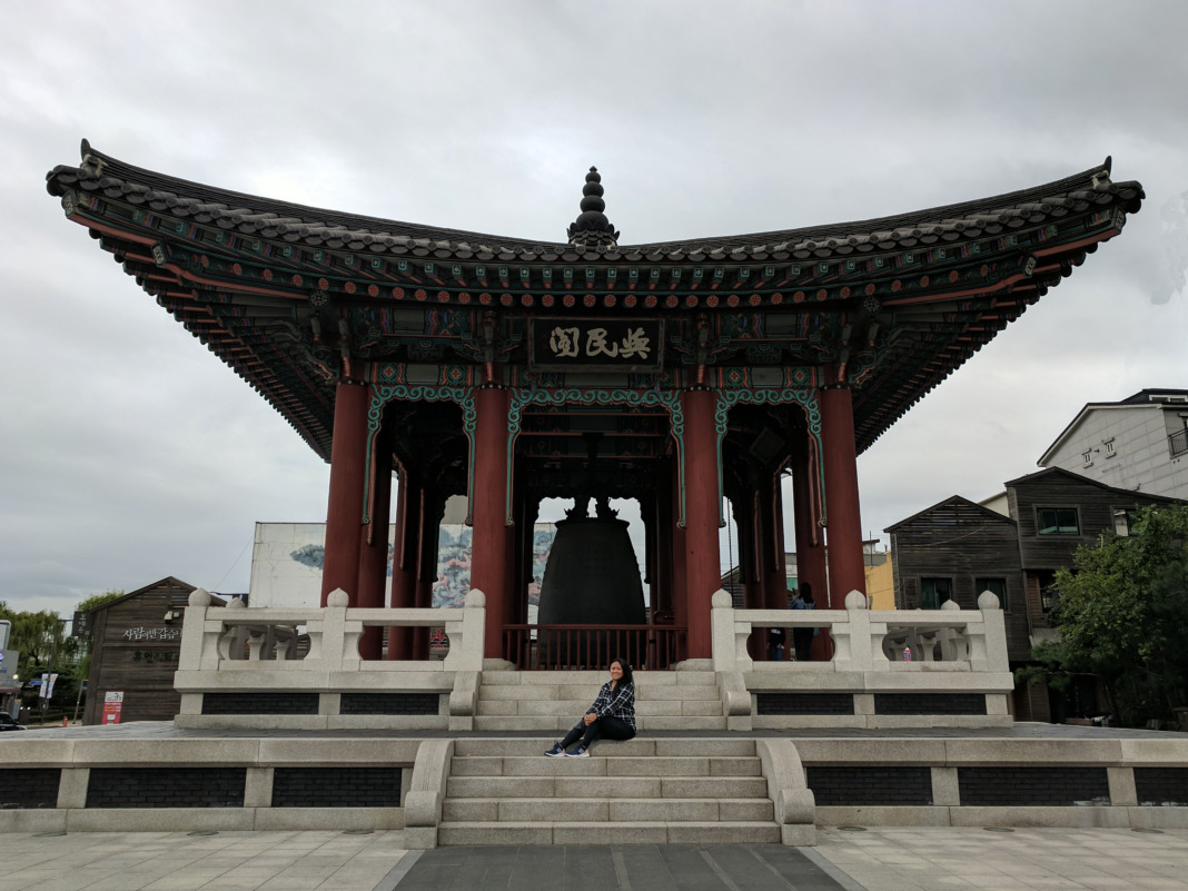 Bell pavilion hwaseong fortress schimiggy travels