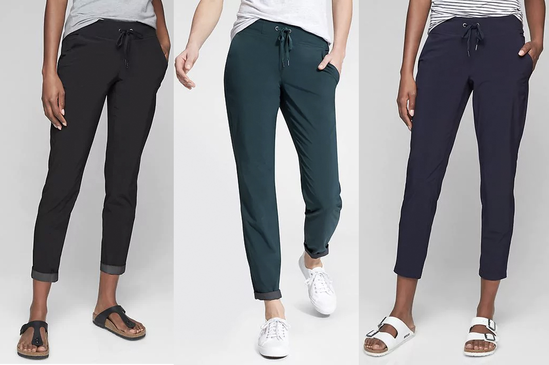 Best Comfortable Travel Pants | Athleta midtown ankle pant review