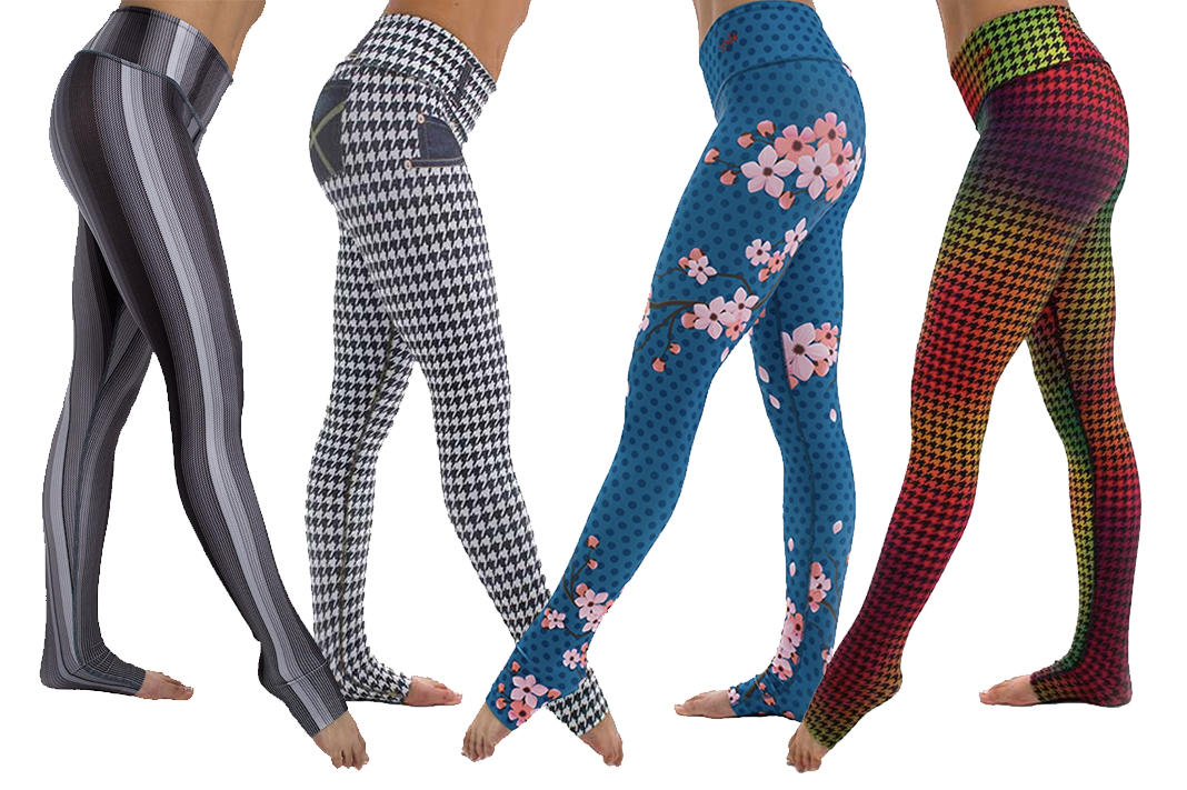 Body Angel Activewear Review: Rainbow Houndstooth Leggings