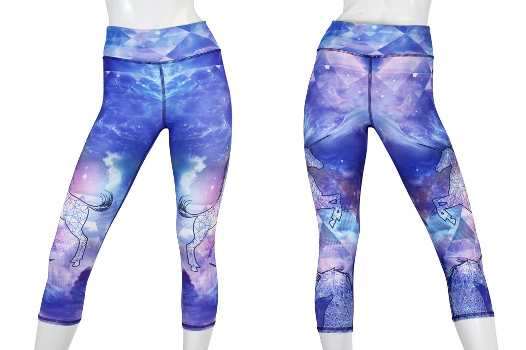 evolution and creation evce unicorn bliss crop leggings