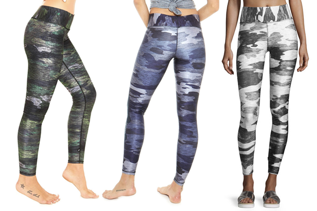 terez camo leggings green blue white black